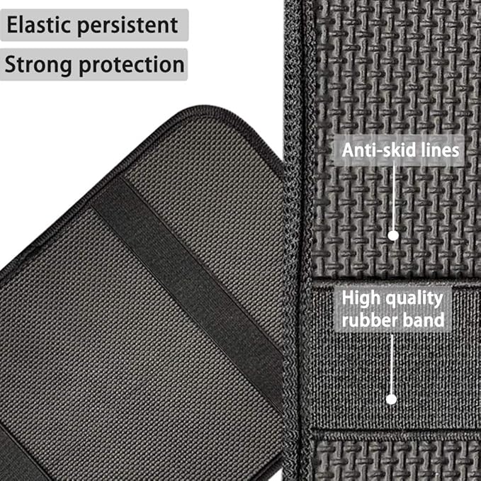 Dreaweet Stylish Cow Print Auto Center Console Pad,Car Armrest Pad Car Armrest Seat Box Cover Protector for Most Vehicle, SUV, Truck, Car