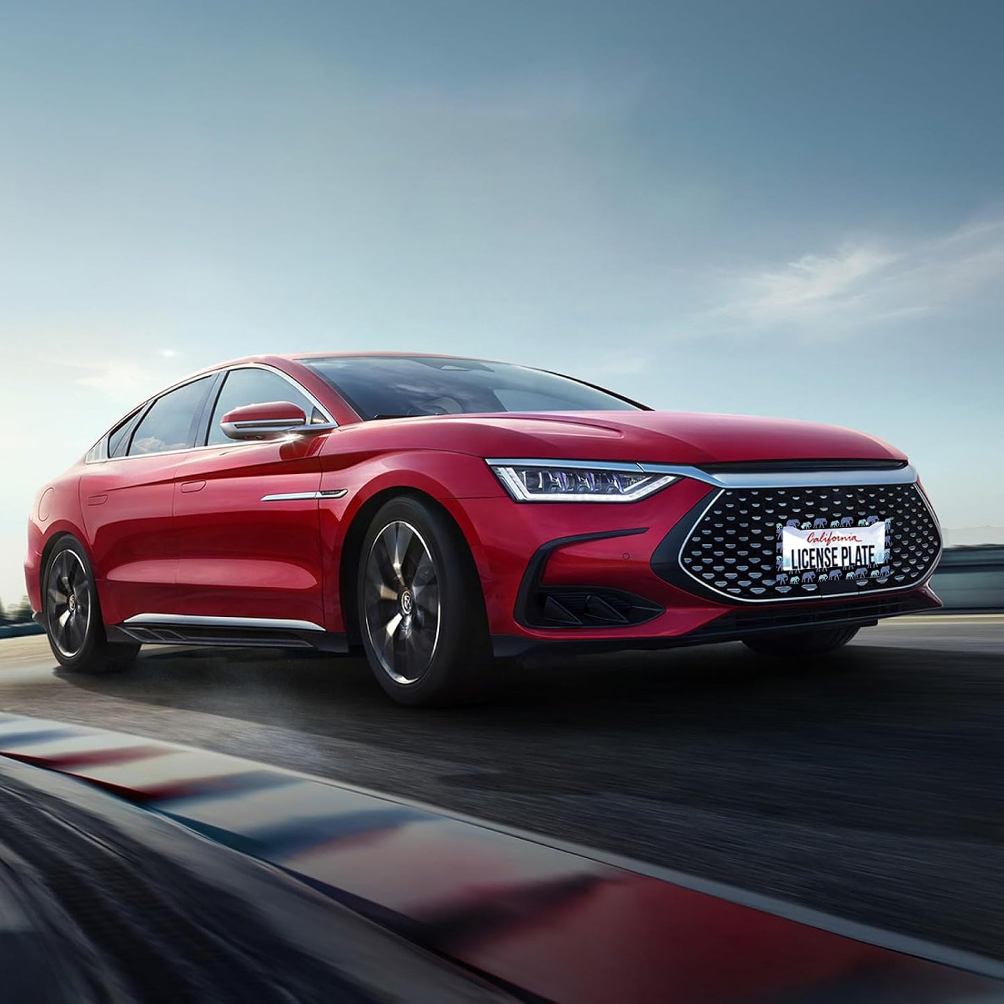 Elephant Family License Plate Frame Animal License Plate Stainless Steel Parts Colorful License Plate Decorative with Screws Size 12.3" x 6.3" Men Women