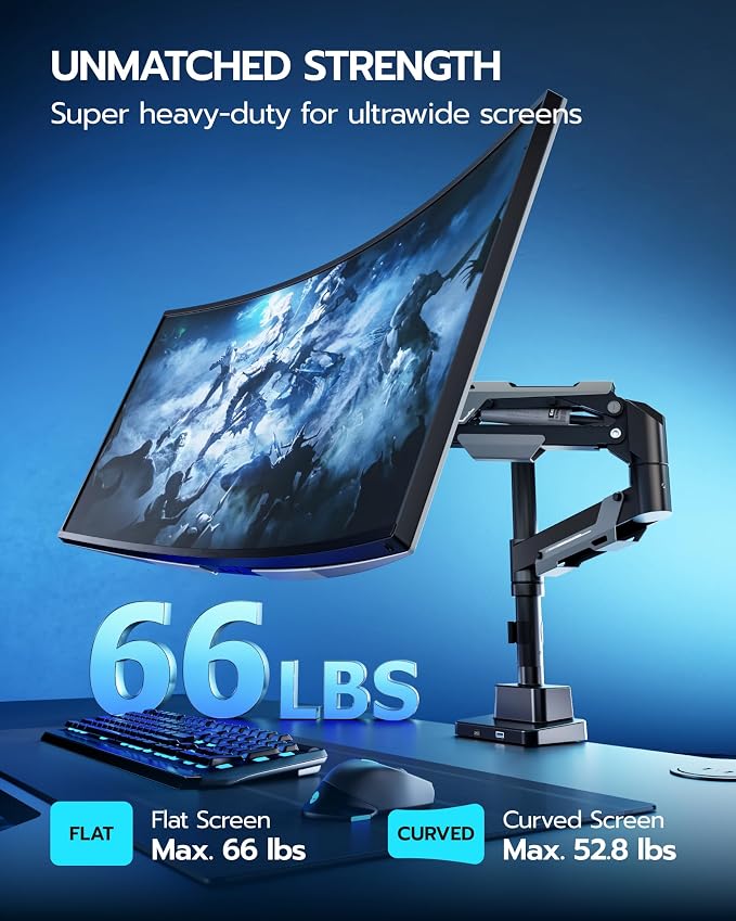 ARES WING Single Monitor Mount