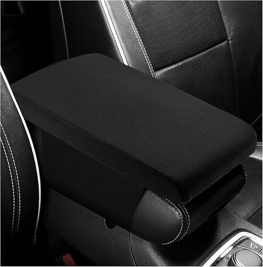 Car Center Console Pad, 12.2''×8.1''×1.8'' Memory Foam Auto Armrest Support Cushion, Vehicle Arm Rest Seat Box Cover Protector, Universal Interior Decor Car Accessories