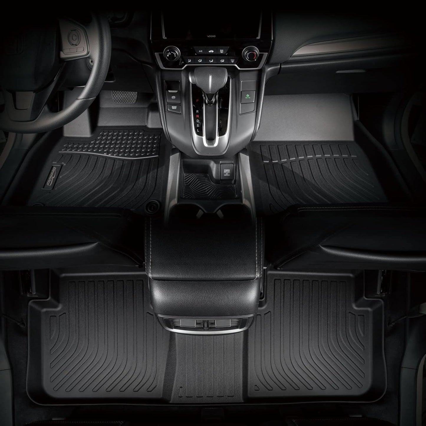Binmotor-Floor Mats Cargo Liner Set for Subaru Forester 2014-2018, All Weather TPE Car Floor Mats for Subaru Forester Accessories Custom Fit Vehicle Mats