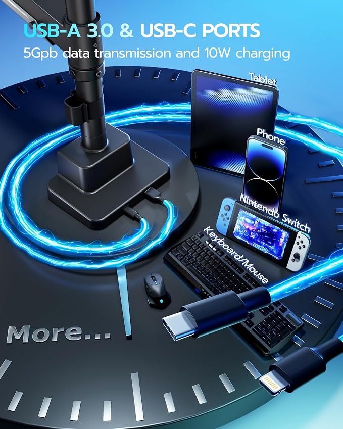 ARES WING Single Monitor Mount