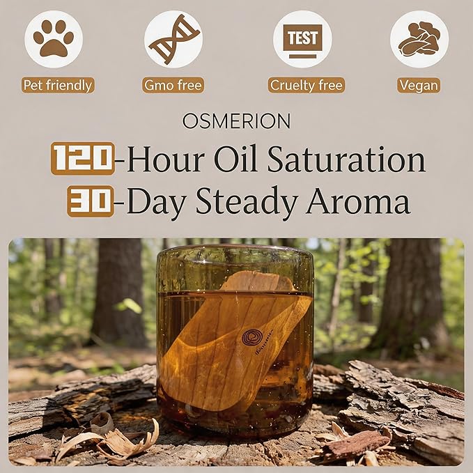 Car Air Freshener - Wood Air Freshener for Visor Clip - Long Lasting Car Odor Eliminator - Vehicle Scent Diffuser - (Coconut - Tropical Garden - Stone Pepper - White Santal, CLIP INCLUDED)
