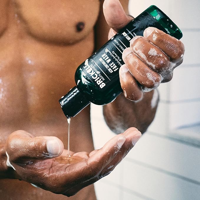 Brickell Men's Acne Face Wash for Men, Natural and Organic Men's Acne Face Wash to Cleanse Skin and Eliminate Acne, Clears Breakouts, 2% Salicylic Acid, 6 Ounces