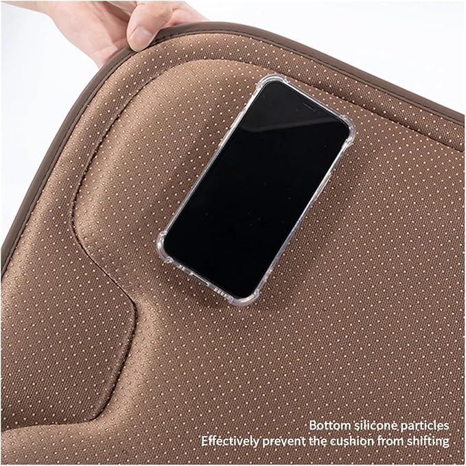 F Car Seat Cushion for BMW All Model I3 I4 I8 X1 X2 X3 X4 X5 X5M X6 X7 Z4 Car Lumbar Support Pillow Auto Seat Waist Back Cushion Y (Color : Brown B)