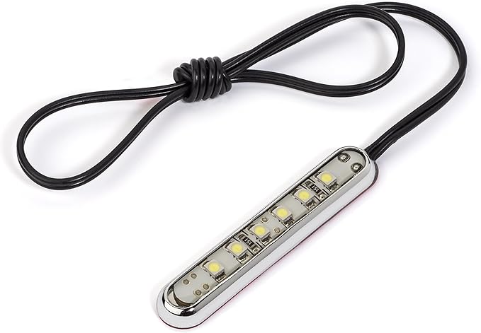 Oznium LED Modules (Straight Chrome, Pink LED)