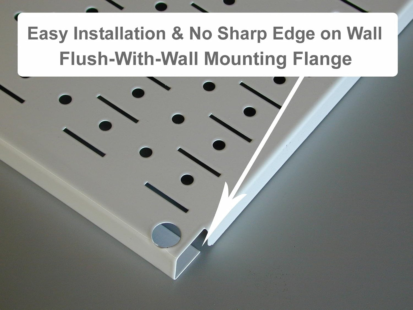 Wall Control Power Tool Storage Organizer Kit Cordless Drill Holder Charging Station Rack 16” x 32” Metal Pegboard Organization System (Yellow Pegboard)