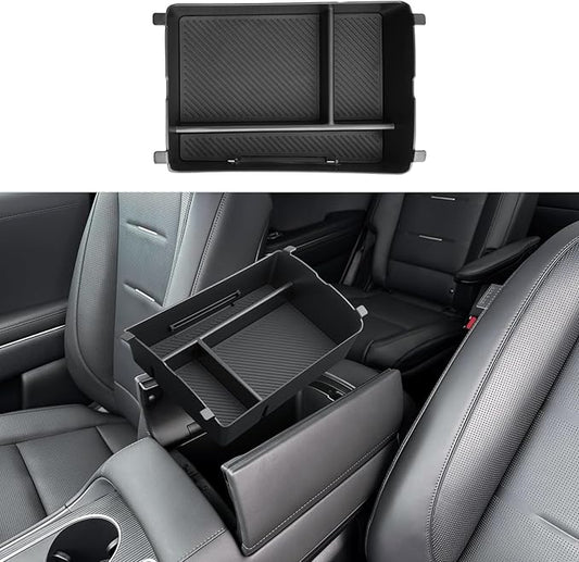 2026 Palisade Center Console Organizer - Upper Layer For 2026 Palisade Armrest Box Organizer Tray - Compatible with 2026 Hyundai Palisade Hybrid Calligraphy Accessories ABS - Only Fit Calligraphy Trim
