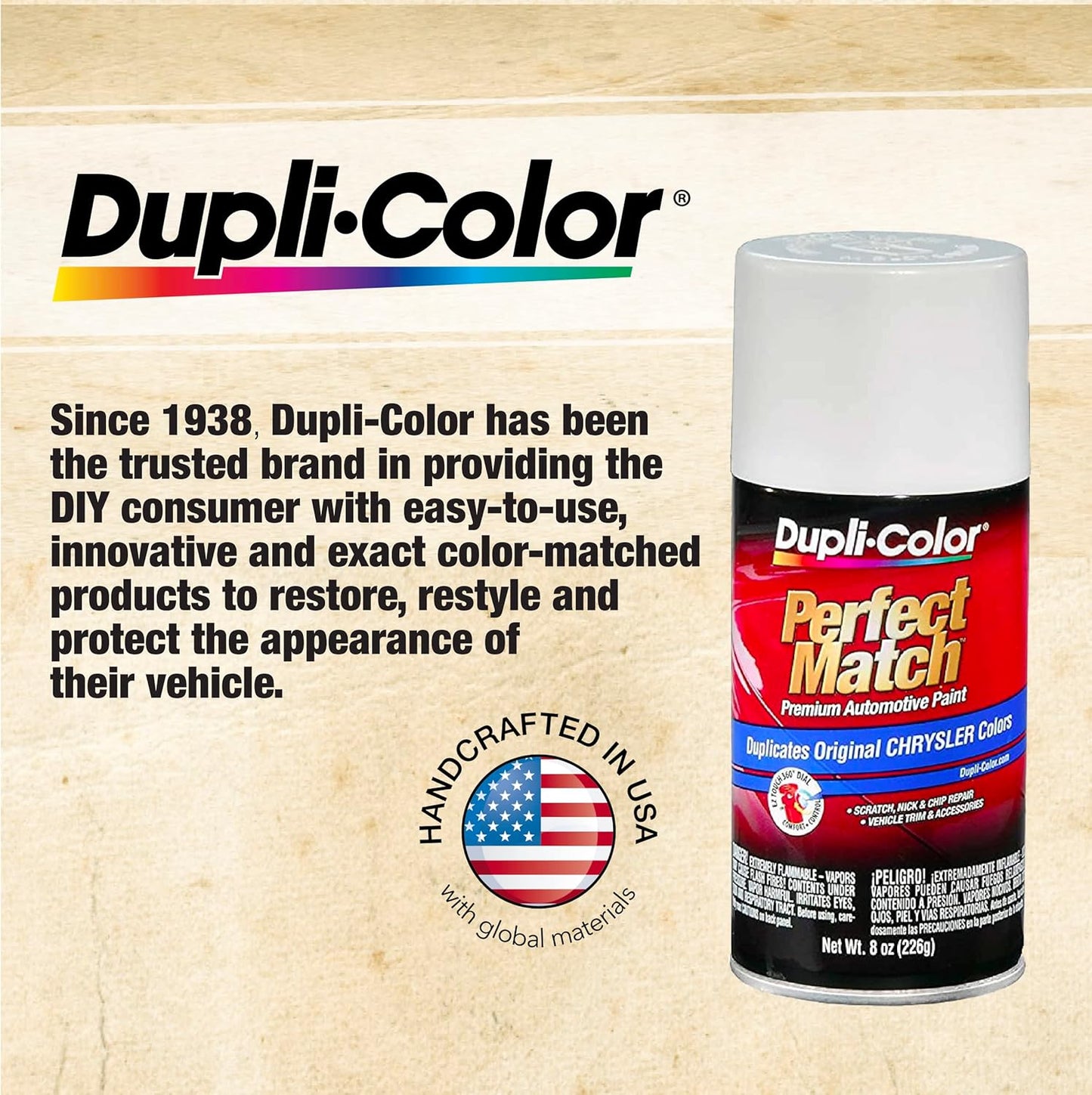 Dupli-Color AGM0593 Scratch Fix All-In-1 Exact-Match Automotive Touch-Up Paint – General Motors White Diamond – 0.25 oz. Paint Pen