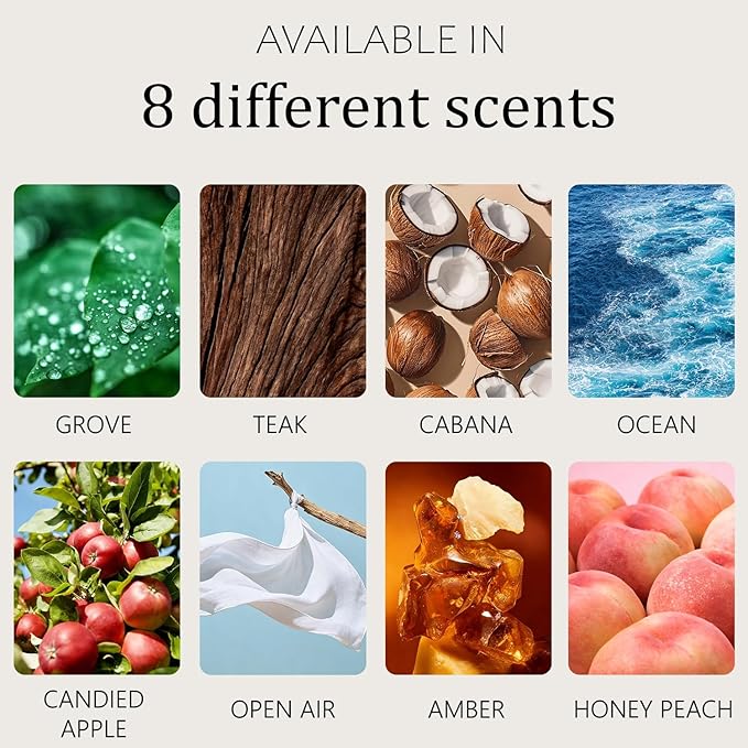 Car Air Freshener - Stone Air Freshener - Car Odor Eliminator - Long Lasting Scent - Car Scent - VISOR CLIP INCLUDED (Teak)
