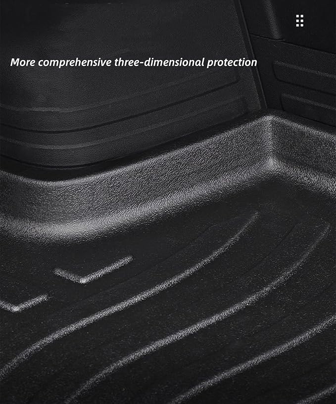 Cargo Liners Fits Chevy Equinox 2018-2023 Rear Trunk Floor Mats 3D Boot Tray All-Weather TPE Black