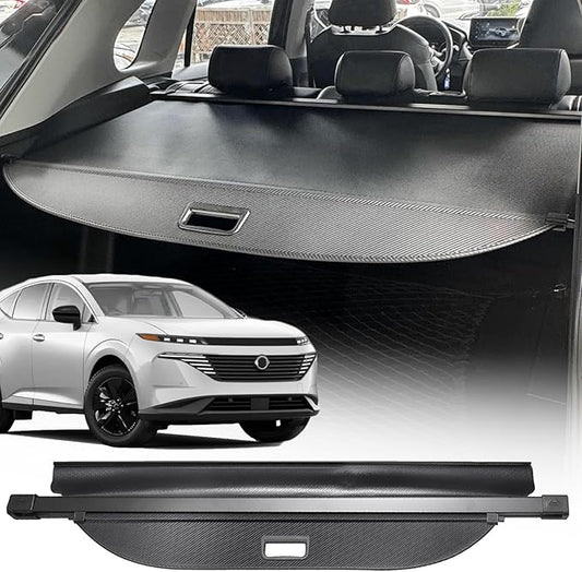 Cargo Cover for All New 2025 Nissan Murano Accessories, Carbon Fiber Texture Rear Trunk Cover for Nissan Murano 2025 Accessories Privacy Screen Retractable Luggage Security Shield Shade