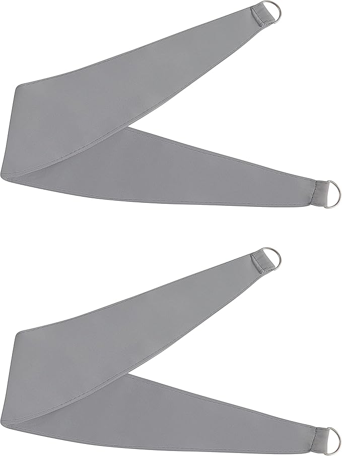 Bujasso Grey 90% Blackout Curtains with Sheer Overlay Mix and Match Double Layer Window Curtains Thermal Insulated 95 inch for Living Room Bedroom Gray Drapes with Tiebacks Grommet Top 54" Wx95 Lx2
