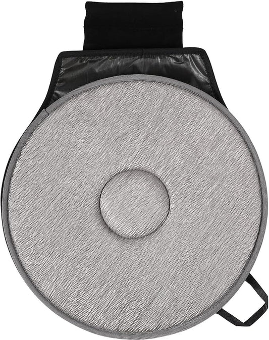 Cabilock 1PCS Rotating Car Seat Cushion Non Slip Swivel Cushion for Elderly Driver Ergonomic Auto Seat Pad 20.47X15.74 Inch Comfort Support for Vehicle