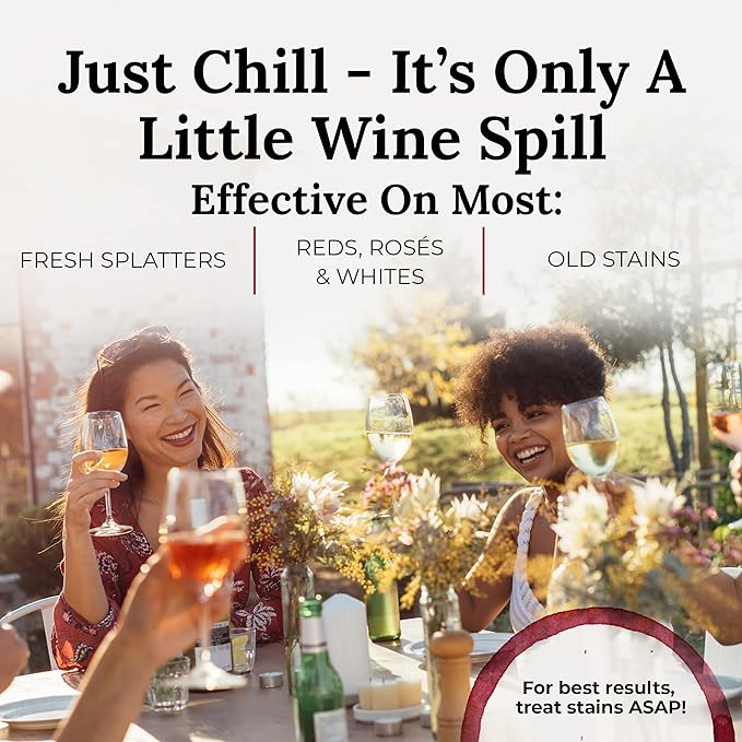 Chateau Spill Wine Stain Remover Spray - Laundry Stain Remover Spray - EPA Safer Choice Certified Carpet Cleaner - 4 Fl Oz (Pack of 3)