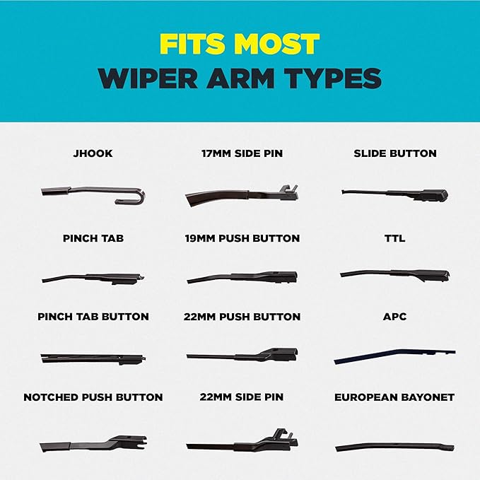 Invisible Glass CSB28 Ceramic Silicone 28" Premium All-Season Windshield Wiper Blade – Automotive Replacement Beam Blade with HydroGuard Water Repellent Coating for Quiet, Streak-Free Performance