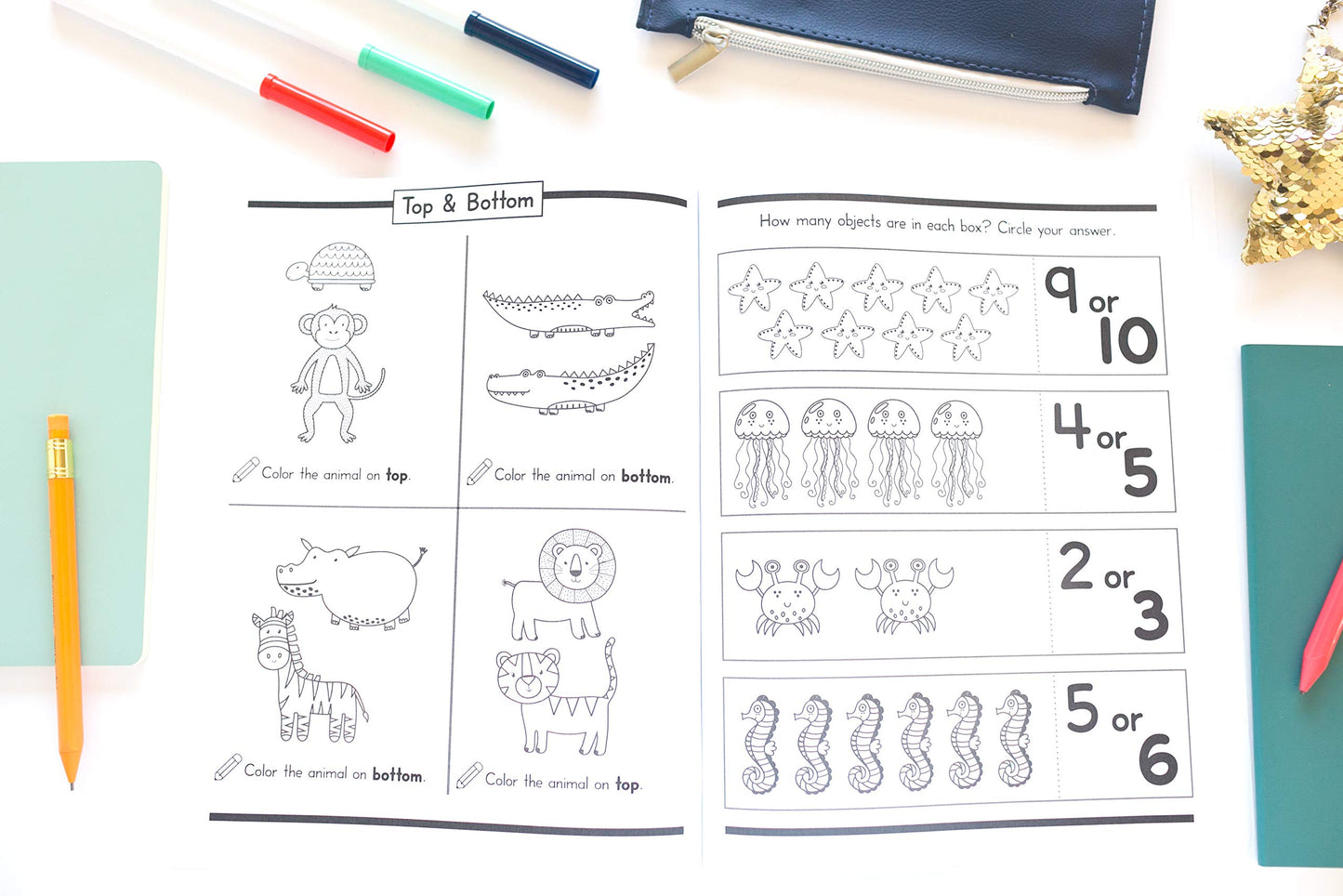 Preschool Math Workbook for Toddlers Ages 2-4: Beginner Math Preschool Learning Book with Number Tracing and Matching Activities for 2, 3 and 4 year olds and kindergarten prep