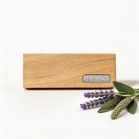 4 Packs Pine&Sage Scented Natural Wood Vent Clips,【No More Stuffy Air】 Odor Eliminator Car Scents Air Freshener Refills, Long Lasting Fragrance Diffuser, SUV Essentials Gift for Men