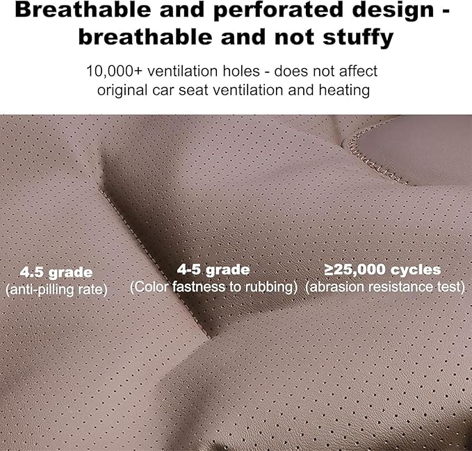 Car Seat Cushion for Porsche Macan 2015-2025-pr, Breathable Non-Slip Driver Seat Pad Ergonomic Memory Foam for Long Driving Car Office,A/2Pcs-Red