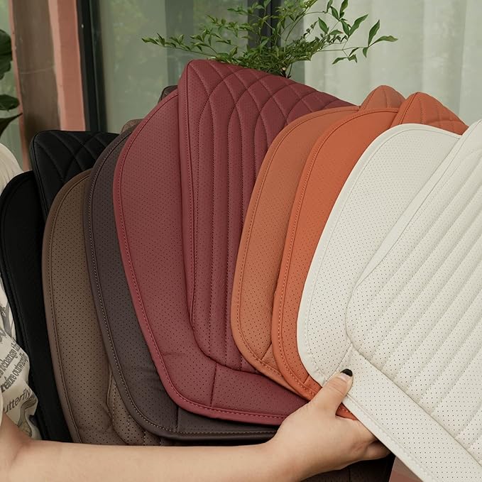 Car Seat Cushion Fit for BMW Accessories Front and Rear Seat Pad for Car Driver Seat Office Chair Orange(1PC)