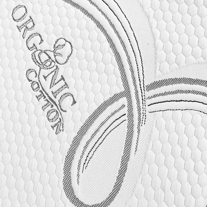 FoamRush 6" Bunk (34" x 75") Soft, Fitted, Zippered Mattress Cover Replacement, Premium Cotton, Waterproof, Non Skid Bottom, Mattress Pad Cover, Mattress Not Included