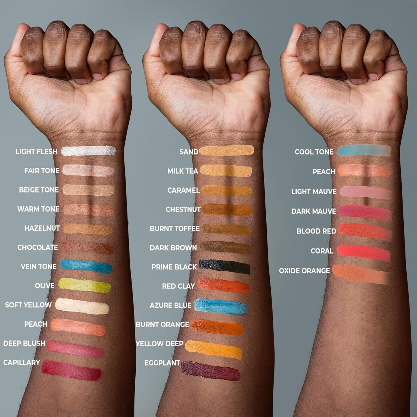 Alcohol Palette Refill Pans - Skin Tones - Sand