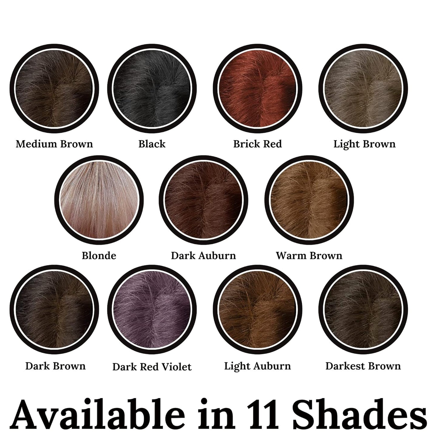 Root Concealer Touch Up Powder | All-Natural Crushed Minerals | Gray Hair Cover for Black, Brown, Auburn and Blonde .30 oz (Light Auburn, Without Brush)