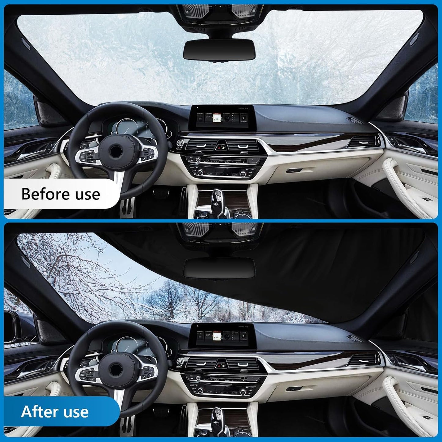 Car Cover for Chevrolet C/K 1500/2500/3500 1988-1999, Waterproof 210D Oxford Cloth and Cotton Cover Outdoor Full Car Covers with Zipper Windproof Heavy Duty All Weather Protection