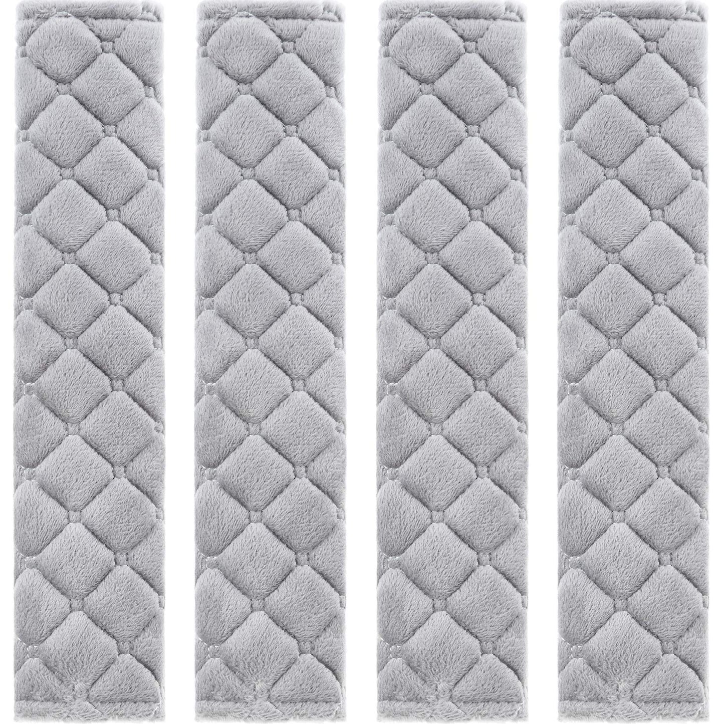 Tatuo 4 Pack Seat Belt Cover Extra Long Seat Belt Pads for Car Soft Comfort Shoulder Strap Covers Harness Pads Helps Protect Your Neck and Shoulder(11.8 Inch,Black)