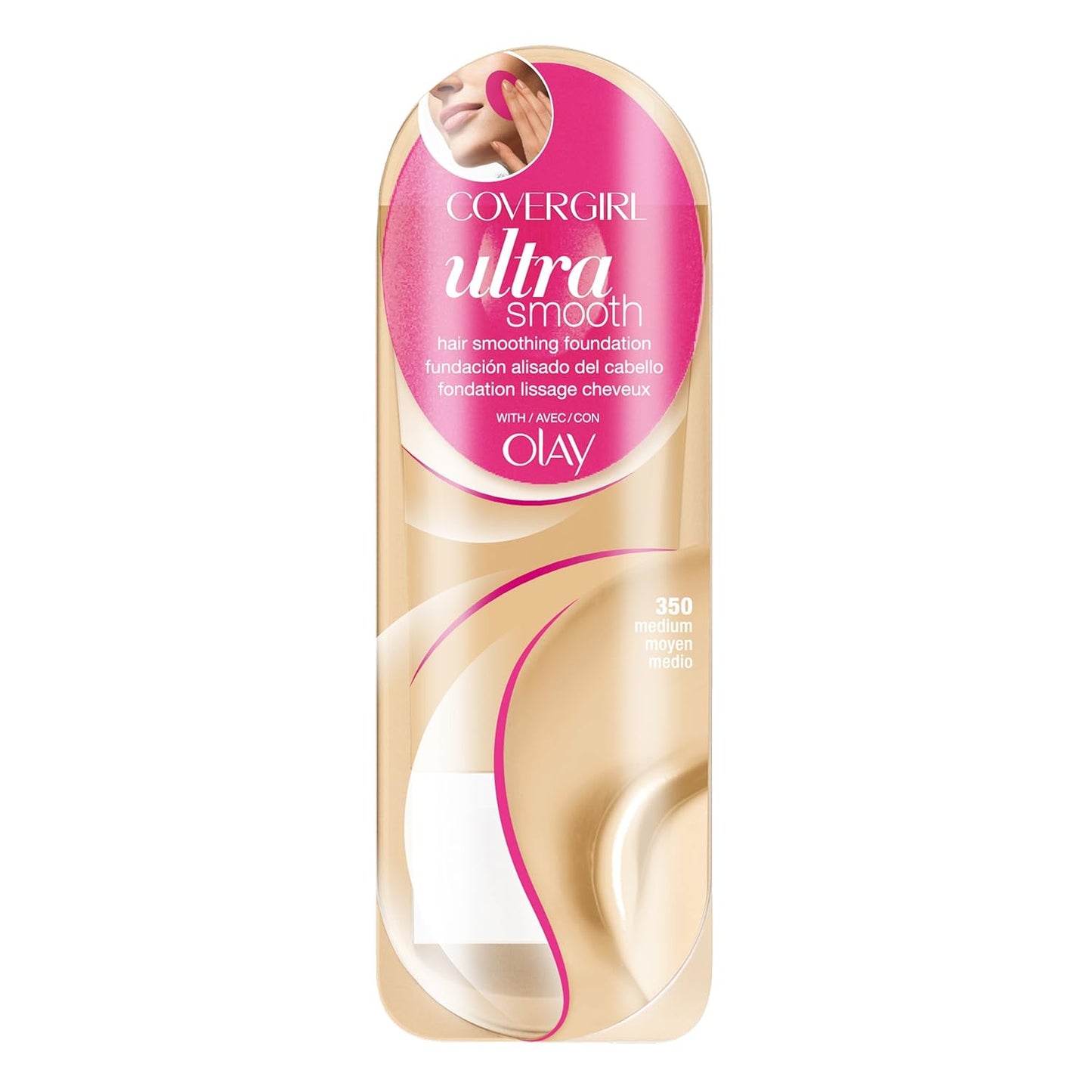 CoverGirl Ultrasmooth Foundation Plus Applicator, Classic Ivory 810, 0.85 Fluid Ounce