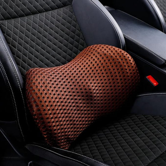 Car cushion, car waist cushion, lumbar support, car backrest cushion, lumbar protection, driver's seat lumbar support, car seat (khaki)