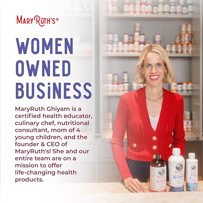 MaryRuth Organics 7 in 1 Immunity Liposomal | Elderberry Liquid with Vitamin C | Liquid Vitamins | Immune Support Supplement | Elderberry with Zinc and Vitamin C | Vegan| Gluten Free | 30 Servings