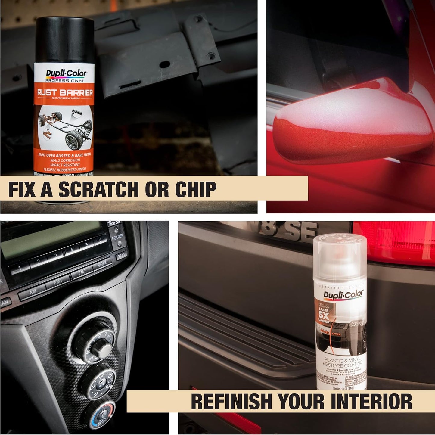 Dupli-Color AFM0271 Scratch Fix All-In-1 Exact-Match Automotive Touch-Up Paint – Ford White – 0.25 oz. Paint Pen