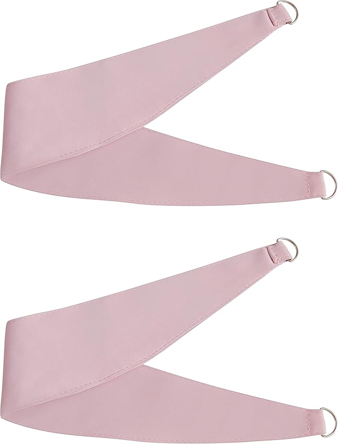 Bujasso Pink Blackout Curtains with Sheer Overlay Mix and Match Double Layer 80% Room Darkening Window Treatment Set for Girls Bedroom Living Room Pink Drapes with Tiebacks Grommet Top 54" Wx102 Lx2