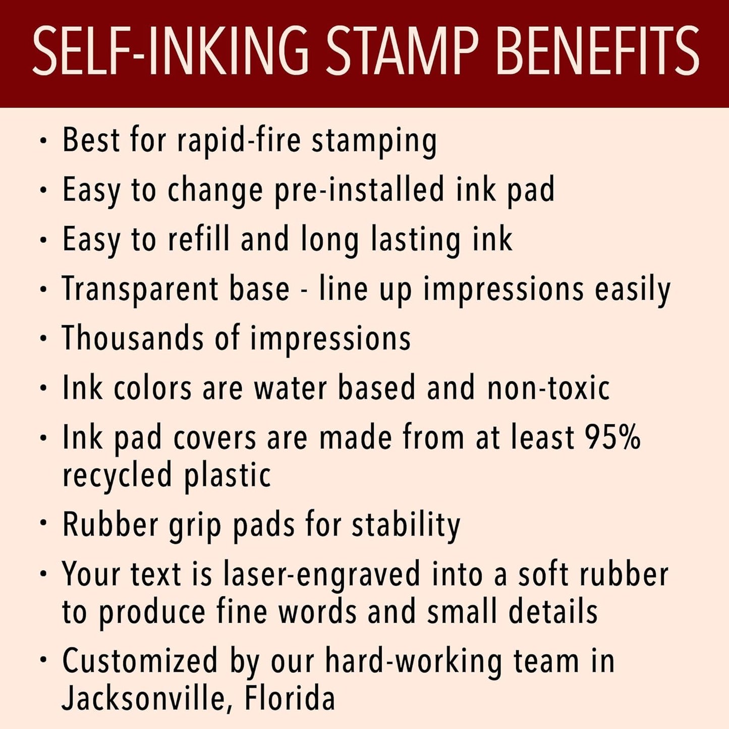 Custom Self-Inking Stamps - 49 Designs | Fun Phrases | Grading Made Easy | Classroom & Library Book Stamps (Please Sign, Return Stars, Xtra Large)