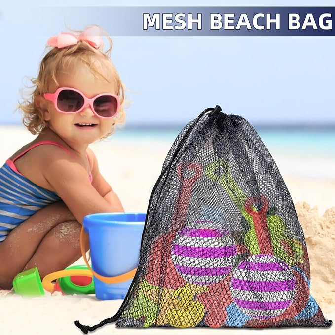 10/20/40/60/100PCS Mesh Drawstring Bag Durable Delicate Mesh Laundry Bag Multicolor Nylon Mesh Bag Small Mesh Gym Bag Travel Mesh Beach Bag Locking Closure Storage Bag For College, Gym, Yoga, Sport