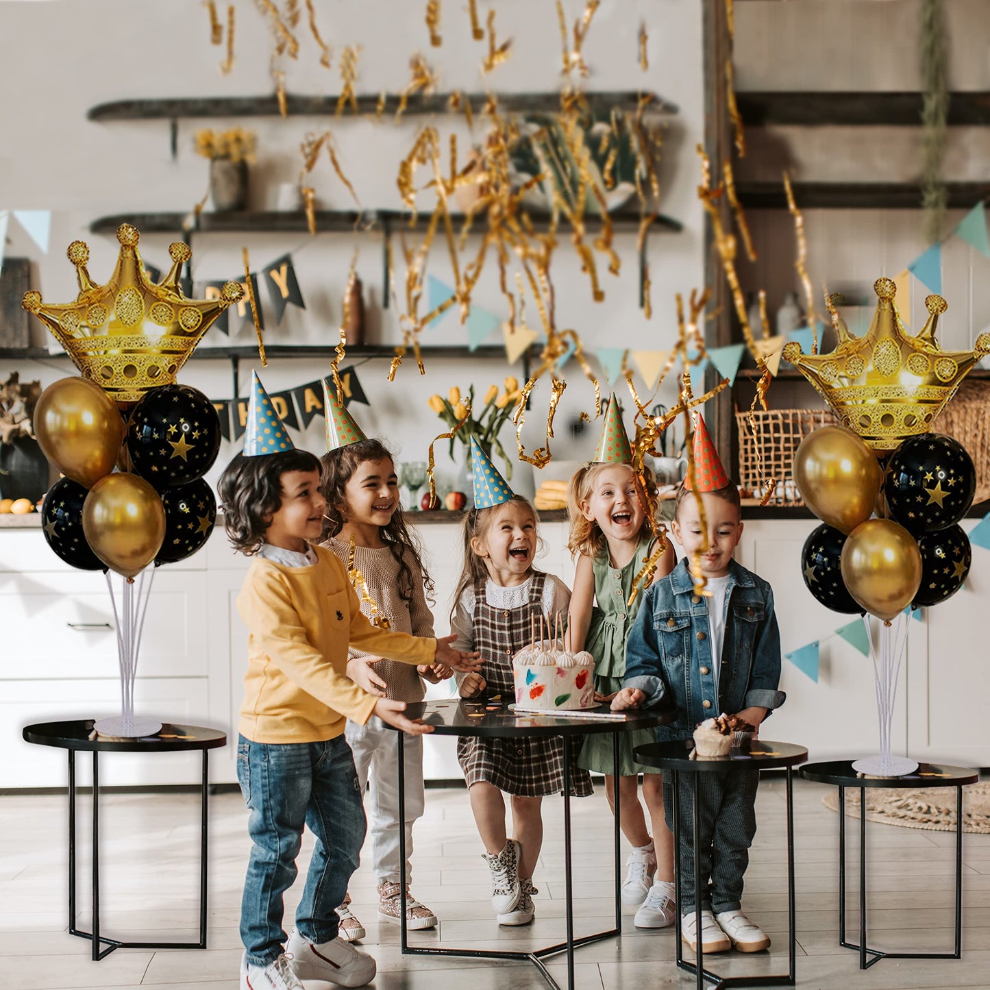 Balloon Stand Kit 7 Sets of Table Balloon Stand Holder Balloons Decorations for Party, Birthday Wedding Anniversary and other festive decorations