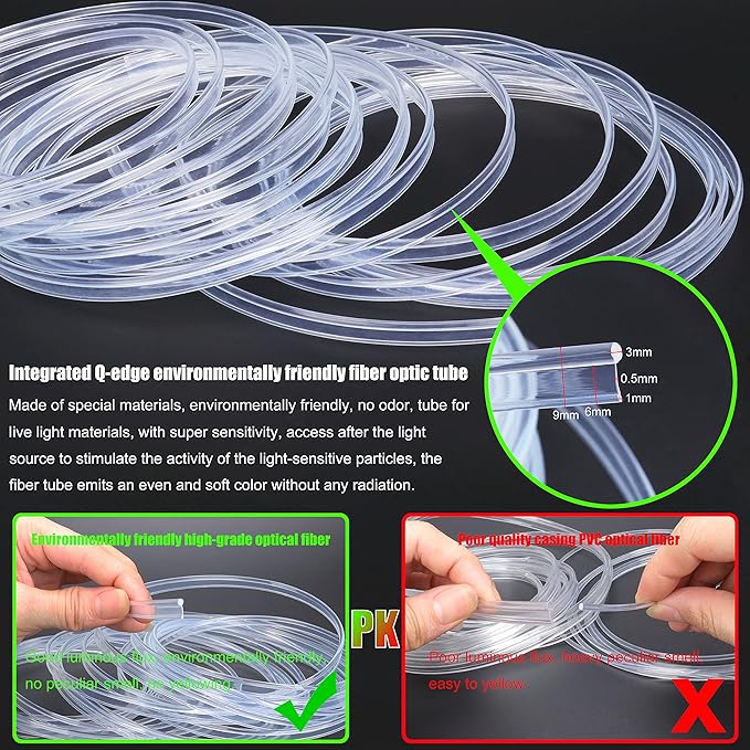 Car Interior Ambient Lighting Optic Fiber RGB 64 Colors Multicoloured Music Car Footwell Lighting Kit with Cigarette Lighter and App Microphone, DC 12V-24V 1W 3m