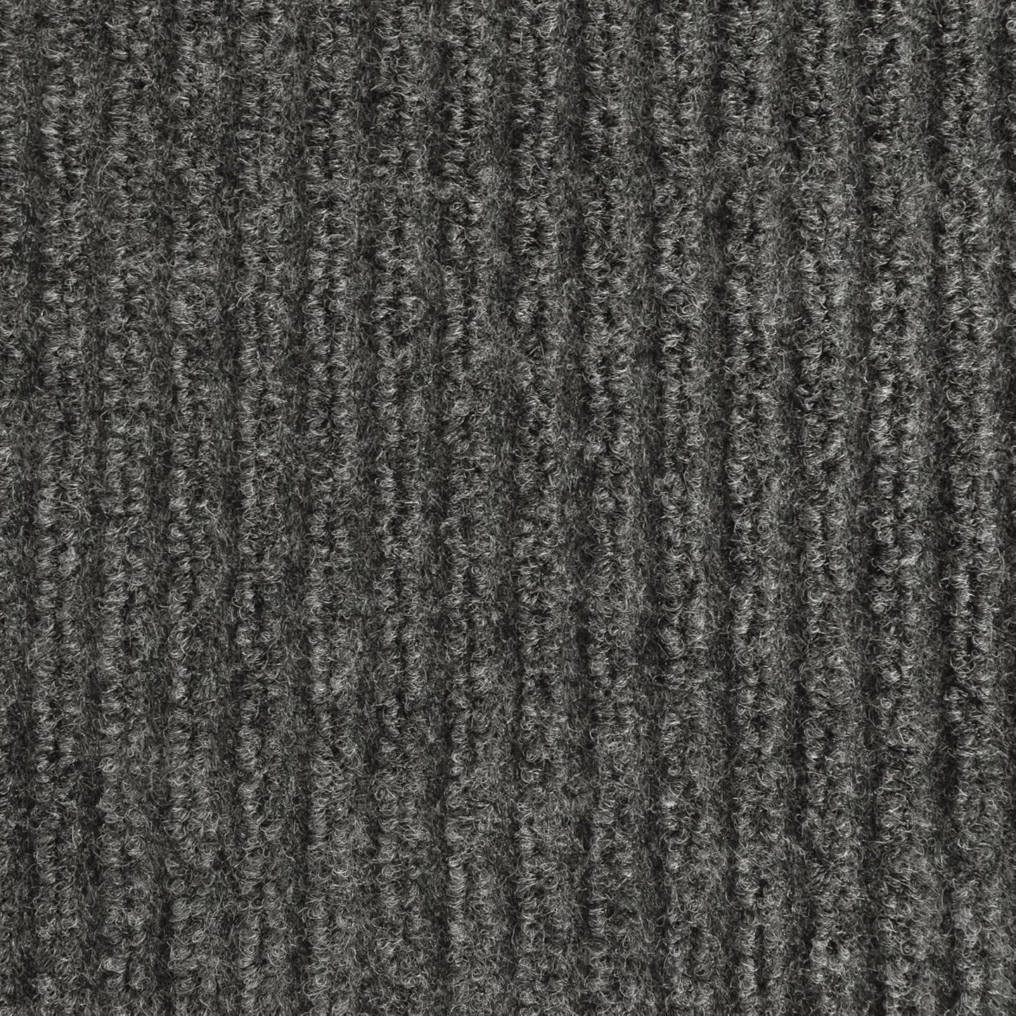 iCustomRug Spartan Weather Warrior Duty Indoor/Outdoor Utility Ribbed in 3ft,4ft,6ft Widths 70 Custom Sizes with Natural Non-Slip Rubber Backing 4'X68' in Charcoal