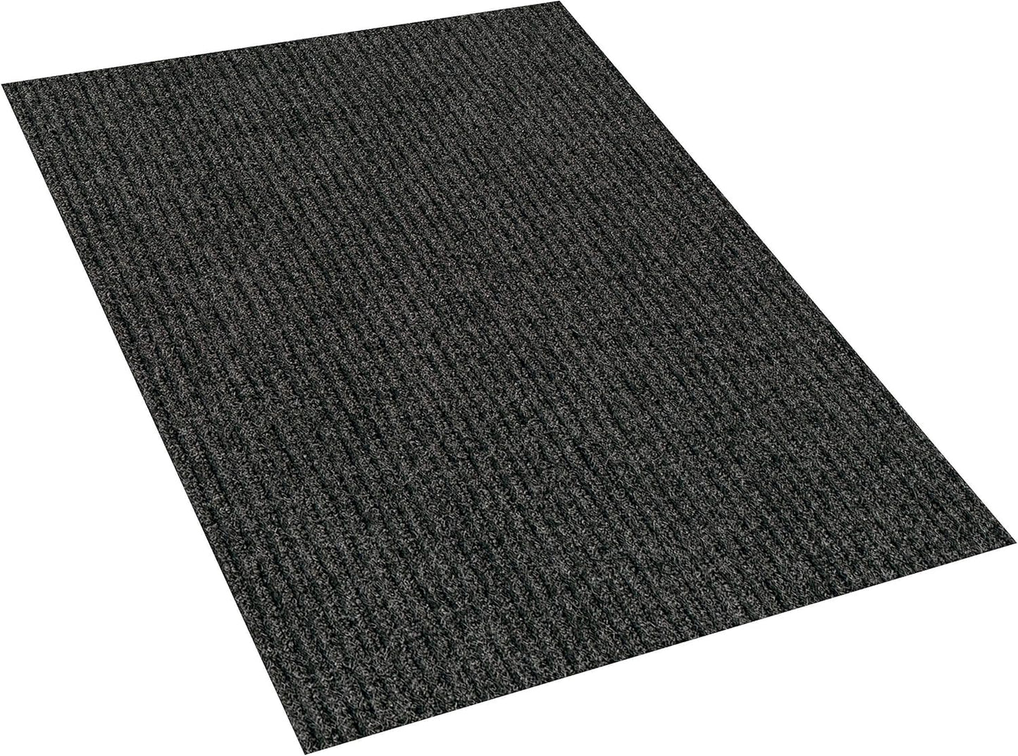 KOECKRITZ Heavy Duty Durable All Weather Indoor/Outdoor Non Slip Entrance Mat Rugs and Runners for Office Business Building Home Garage Front Door (6' x 15', Charcoal)
