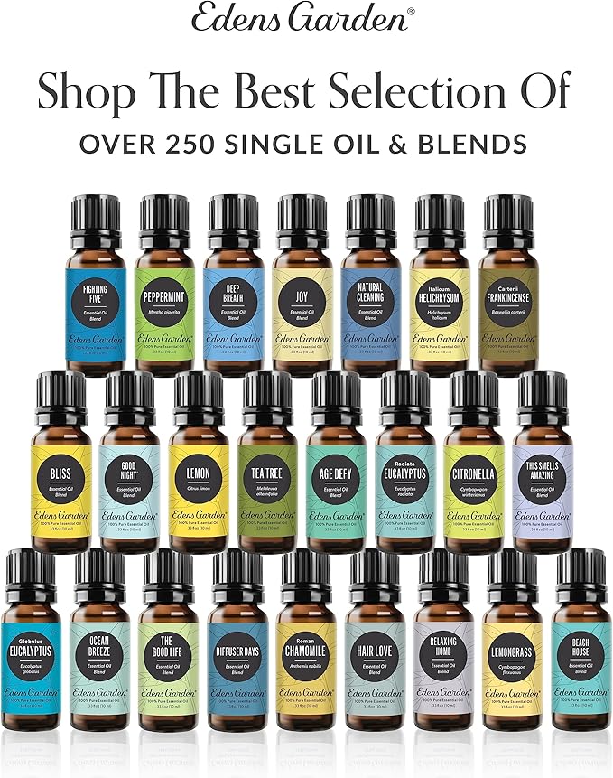 Edens Garden Healing Massage Essential Oil Blend- 100% Pure Premium Grade, Undiluted, Natural, Therapeutic, Aromatherapy, The Best for Diffusing, Skin, Face, Kid Safe 10 ml (.33 fl oz)