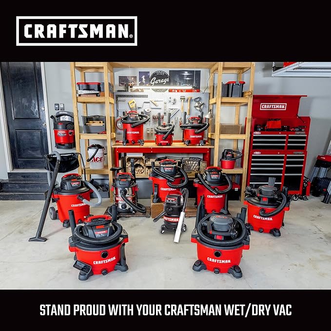 CRAFTSMAN CMXZVBE38676 1-7/8 in. Utility Nozzle Wet Dry Vac Attachment, Industrial-Grade Shop Vacuum Accessory for Cleaning Hard Surfaces, Fits 1-7/8 in. Hose Diameter